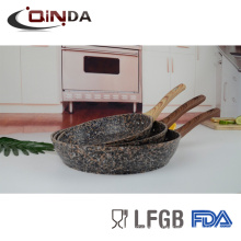 high quality forged granite coating frying pan
